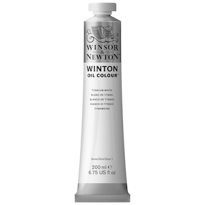 WINTON OIL COLOR 200ml TITANIUM WHITE