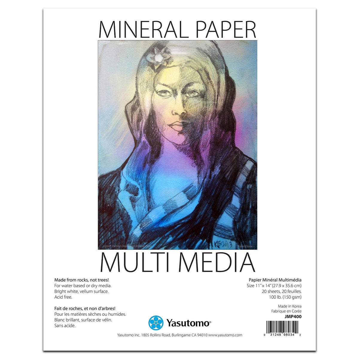 MINERAL PAPER 20-SHEETS 11&quot;x14&quot;
