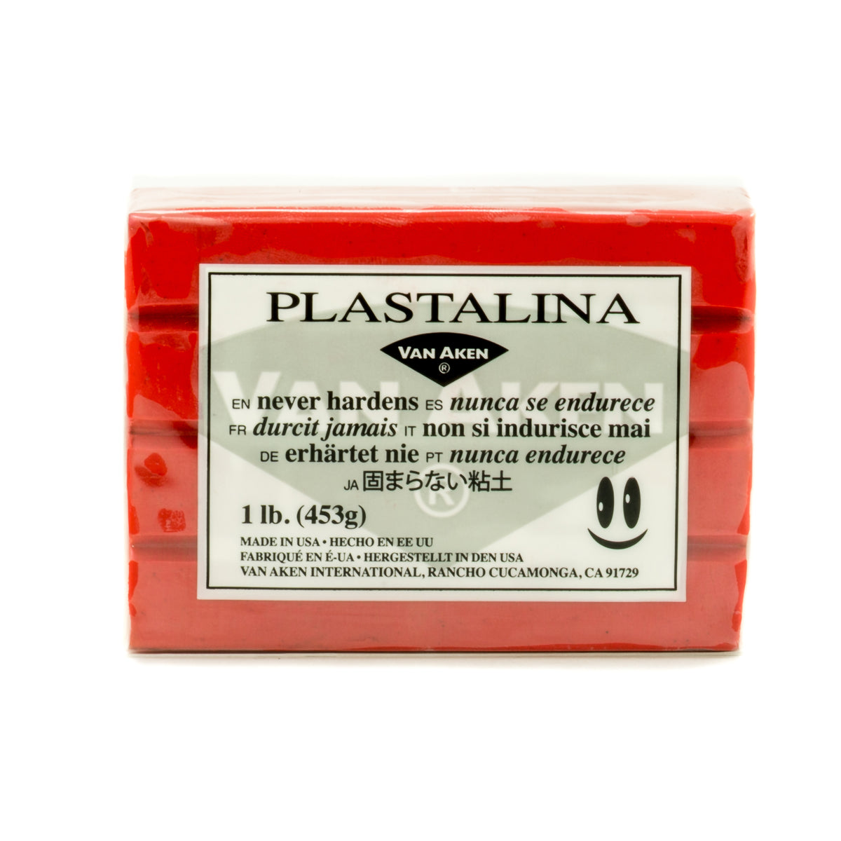 PLASTILINA MODELING CLAY 1lb RED