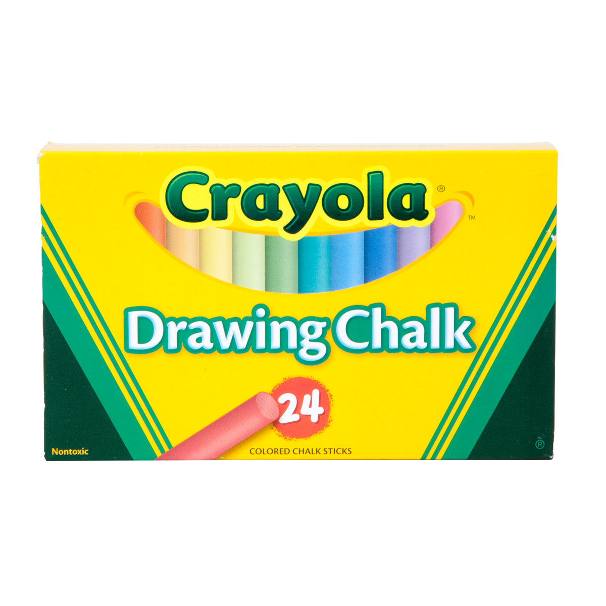 ART CHALK STICKS COLOR 24-PACK
