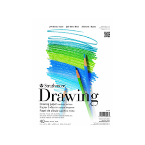 DRAWING PAD TAPE BOUND 200-SERIES 11&#39;&#39;x14&#39;&#39;