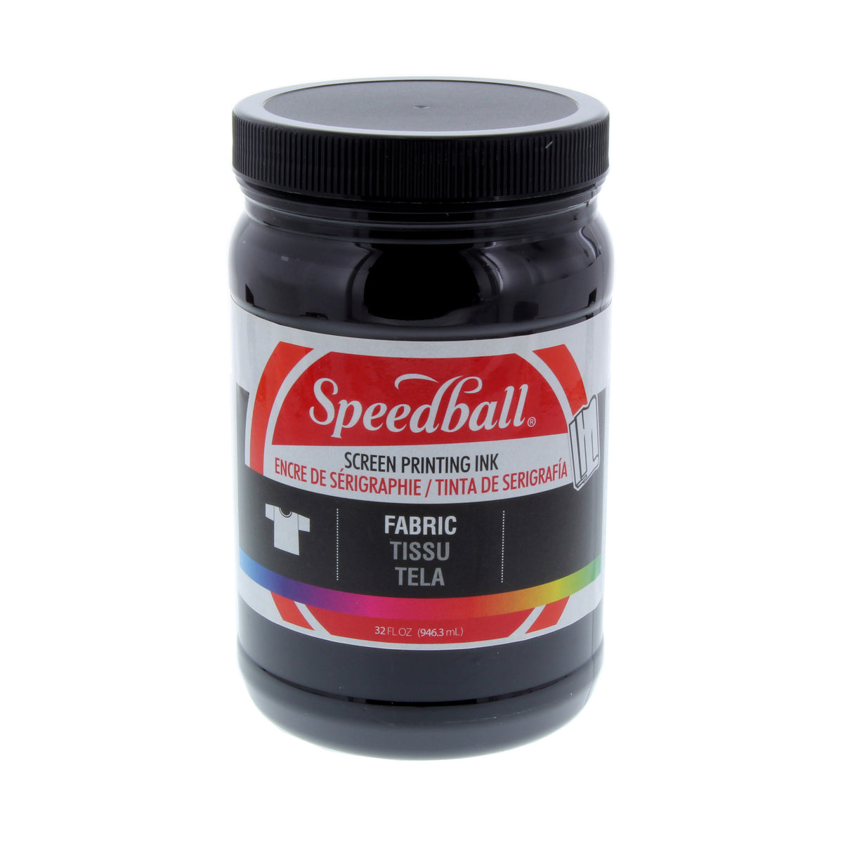 FABRIC SCREEN PRINTING INK 32oz BLACK