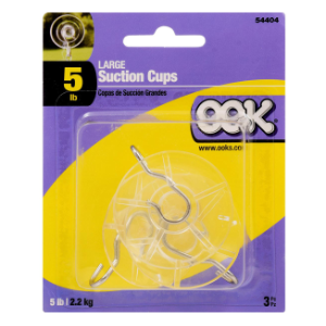 SUCTION CUPS WITH HOOK LARGE