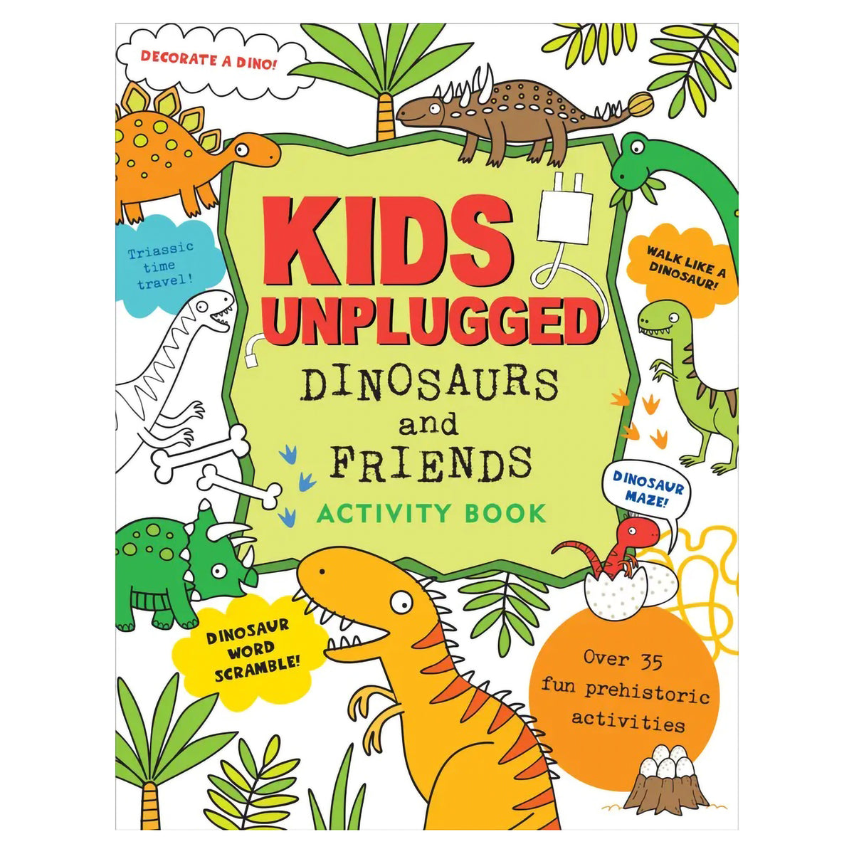 KIDS ACTIVITY BOOK - DINOSAUR &amp; FRIENDS