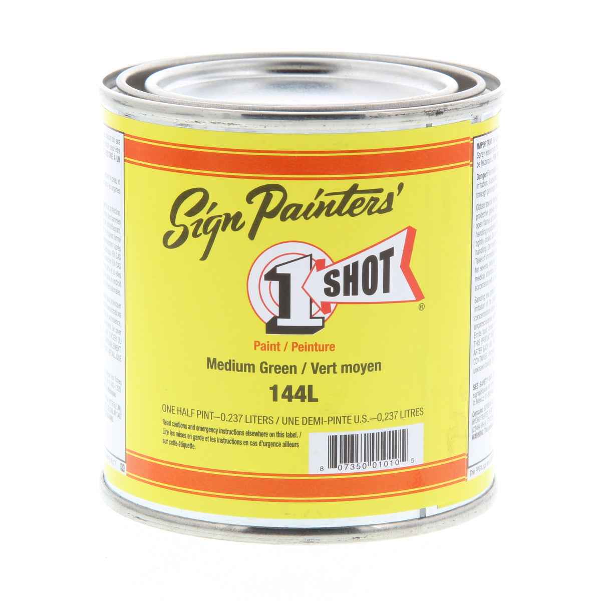 1 SHOT LETTERING ENAMEL MEDIUM GREEN 8oz