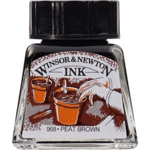 DRAWING INK 14ml PEAT BROWN