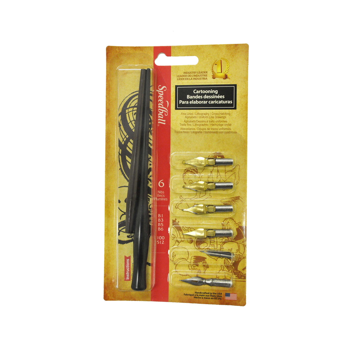 SPEEDBALL CARTOONING PEN SET