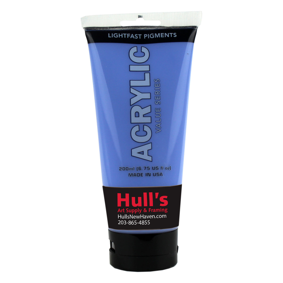 HULLS ACRYLIC 200ml TUBE LIGHT BLUE VIOLET