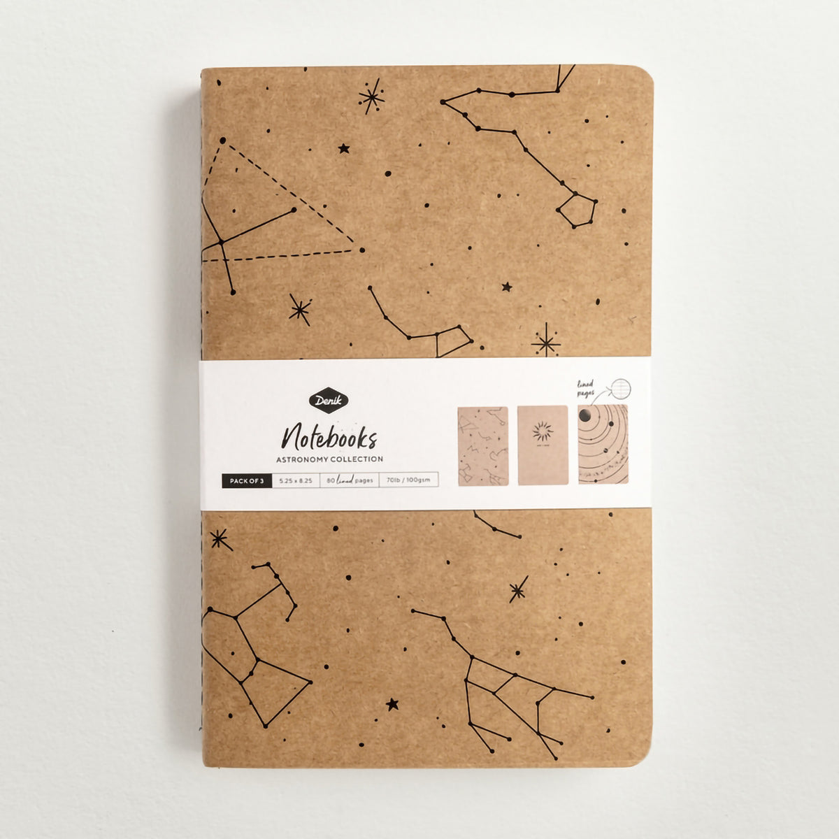 KRAFT JOURNAL LINED ASTRONOMY SET/3
