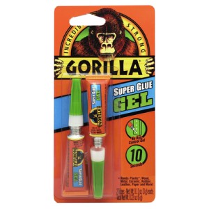 GORILLA SUPER GLUE GEL 3g 2-PACK