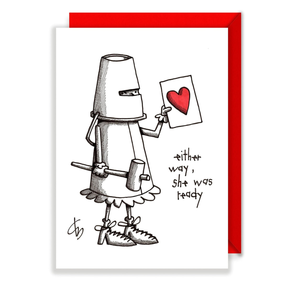 TWO CHAIR CARD - SHE WAS READY