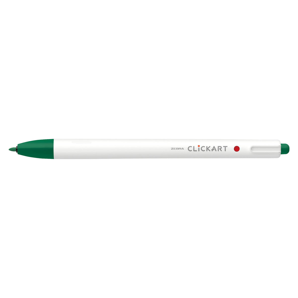 CLICKART RETRACTABLE MARKER PEN 0.6mm VIRIDIAN