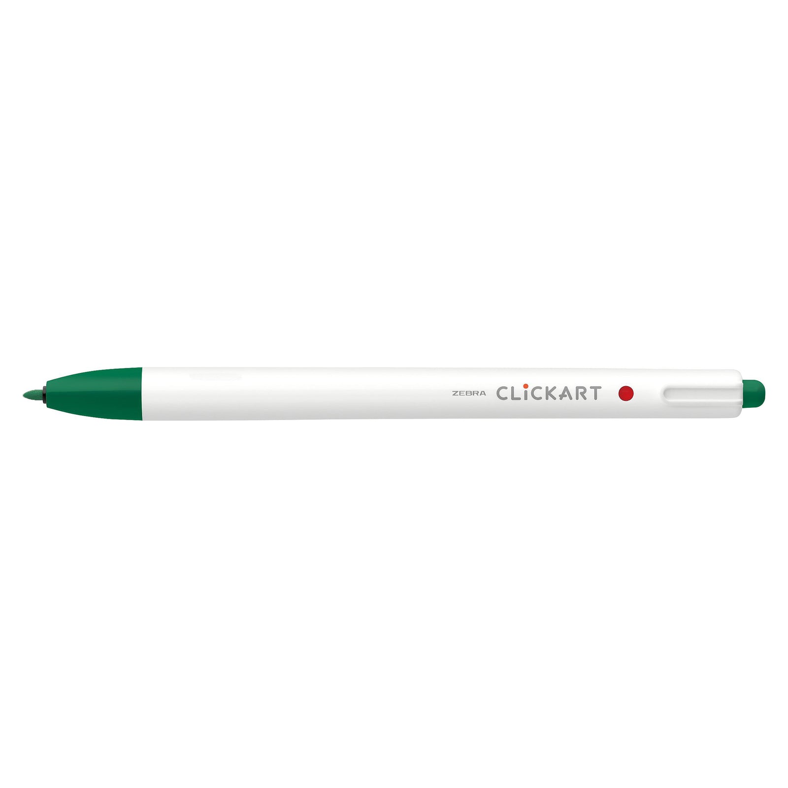 CLICKART RETRACTABLE MARKER PEN 0.6mm VIRIDIAN