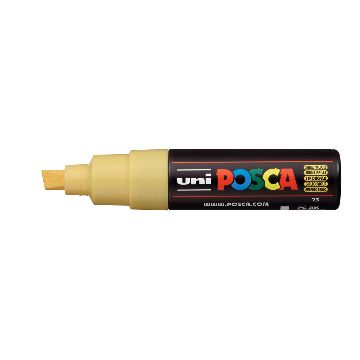 POSCA PAINT MARKER PC-8K BROAD STRAW YELLOW