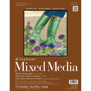 MIXED MEDIA PAD 9&#39;&#39;x12&#39;&#39;