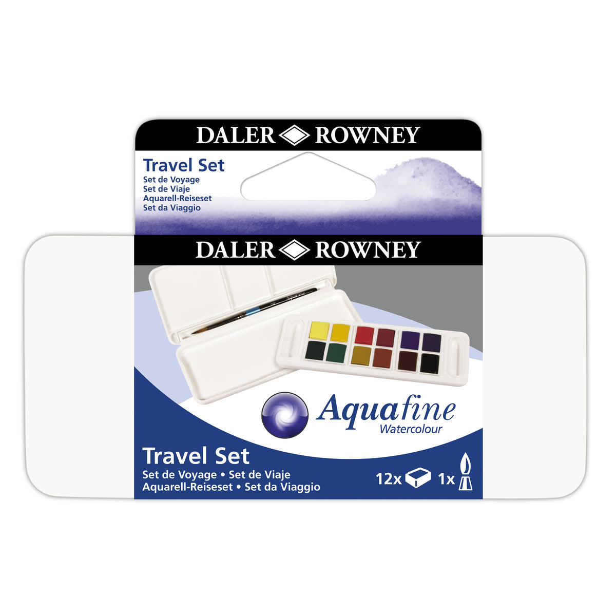 AQUAFINE HALF PAN TRAVEL SET/12