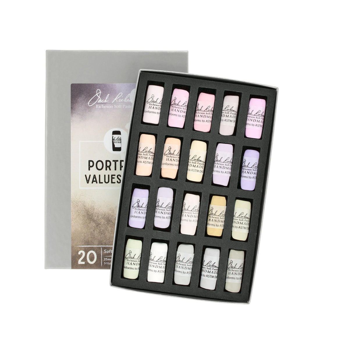 HANDROLLED SOFT PASTEL SET/20 PORTRAIT V910