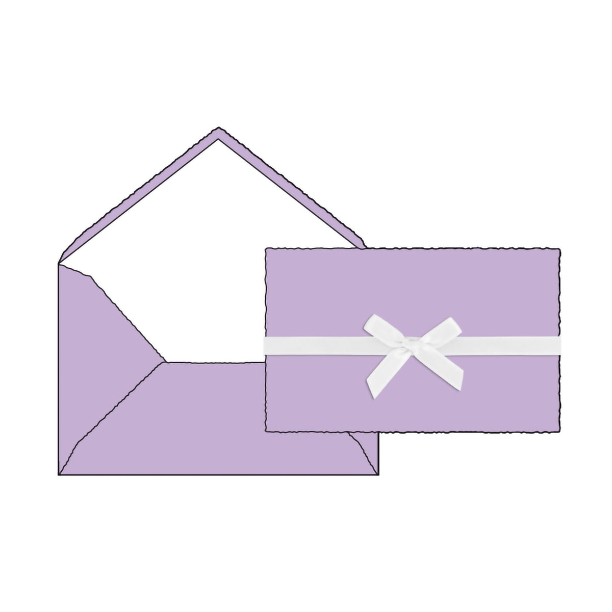 TRENDY MINI NOTECARDS 10-PACK LAVENDER