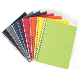 ECOQUA ORIGINAL SPIRAL-BOUND A5 BLANK YELLOW