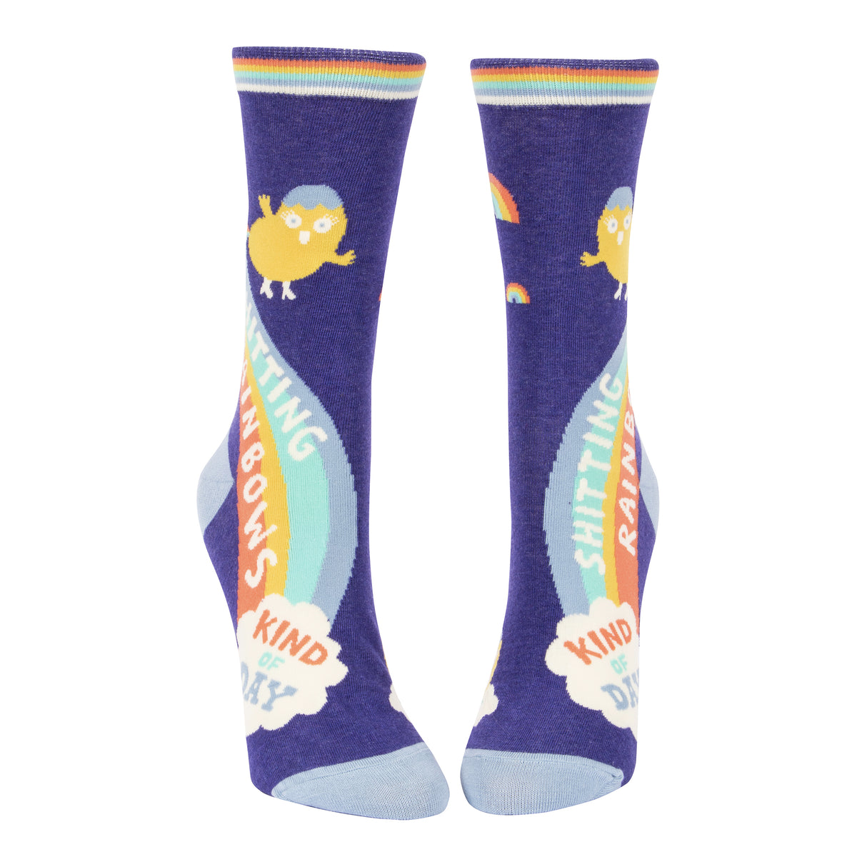 W-CREW SOCK RAINBOWS