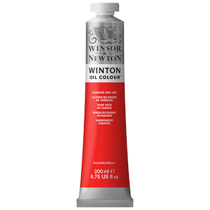 WINTON OIL COLOR 200ml CADMIUM RED HUE