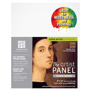 ARTIST PANEL PRIMED SMOOTH 3/8&#39;&#39; FLAT 8X10
