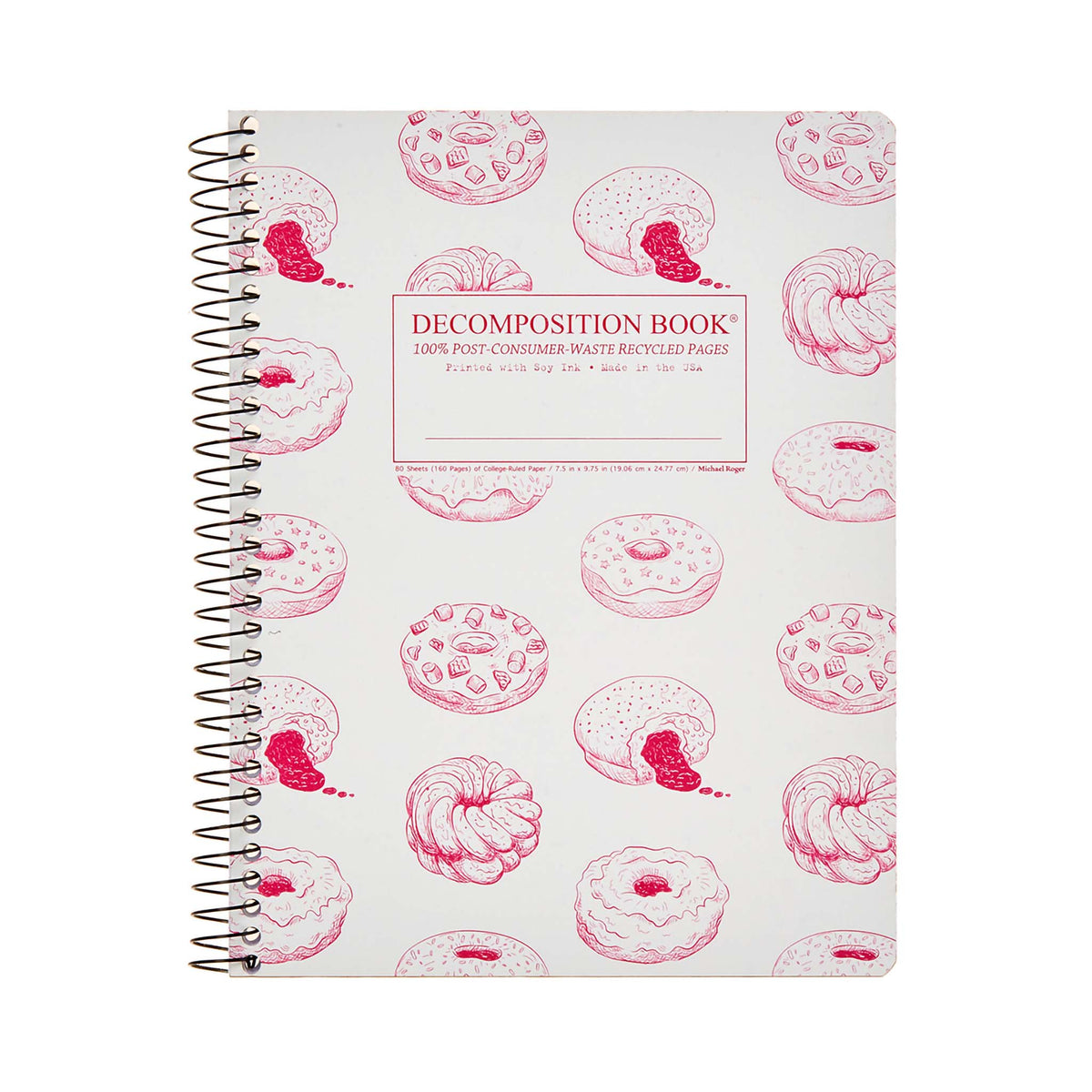 DECOMPOSITION BOOK SPIRAL DONUT TIME