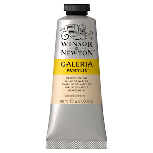 W&amp;N GALERIA ACRYLICS NAPLES YELLOW 60ml