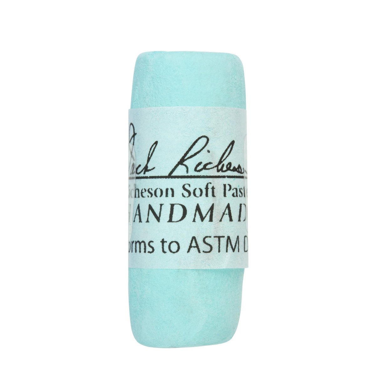 HANDROLLED SOFT PASTEL TURQUOISE GREEN 11