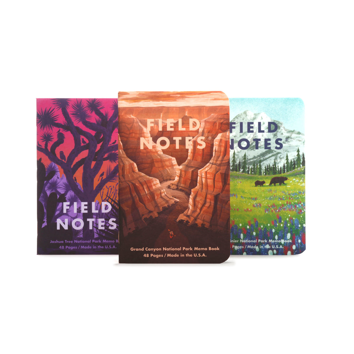 FN NATIONAL PARK 3PK GRAND CANYON, JOSHUA TREE, MT. RAINIER