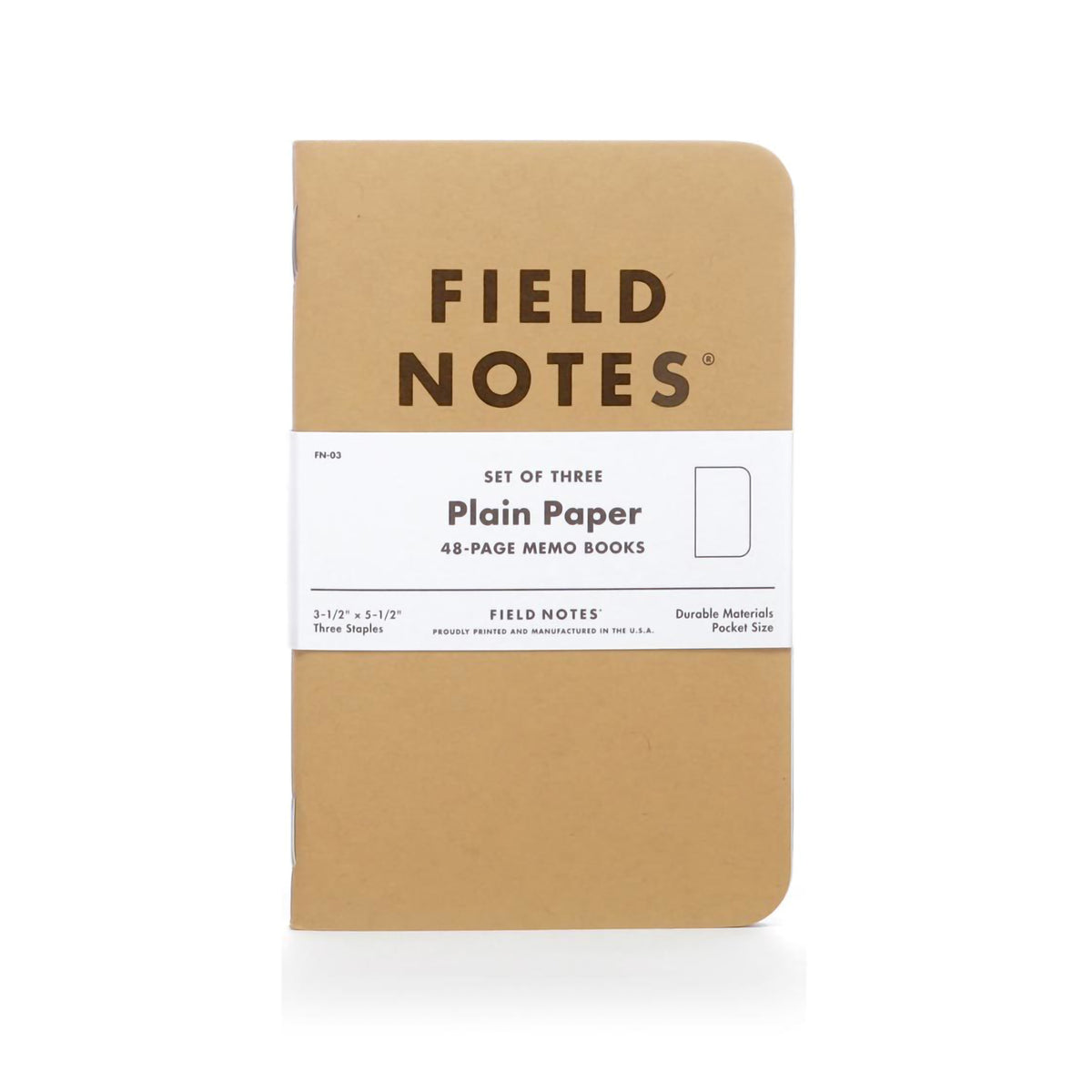 FN ORIGINAL KRAFT PLAIN 3PK