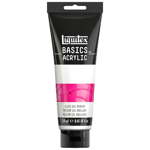 BASICS 250ml TUBE GLOSS GEL MEDIUM