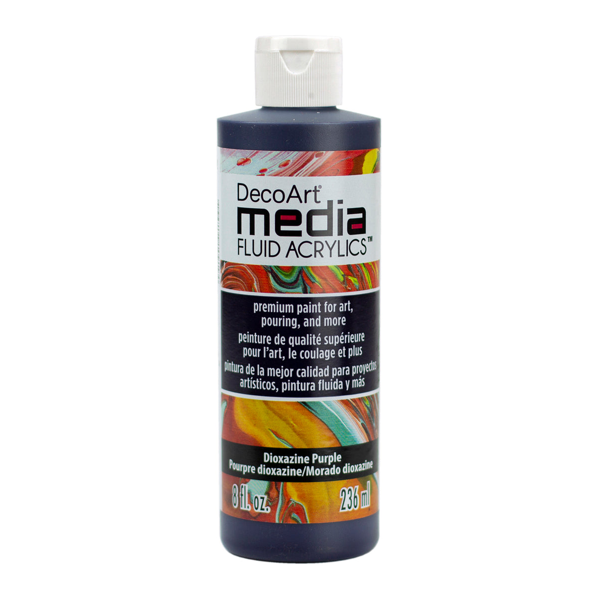 MEDIA FLUID 8oz DIOXAZINE PURPLE