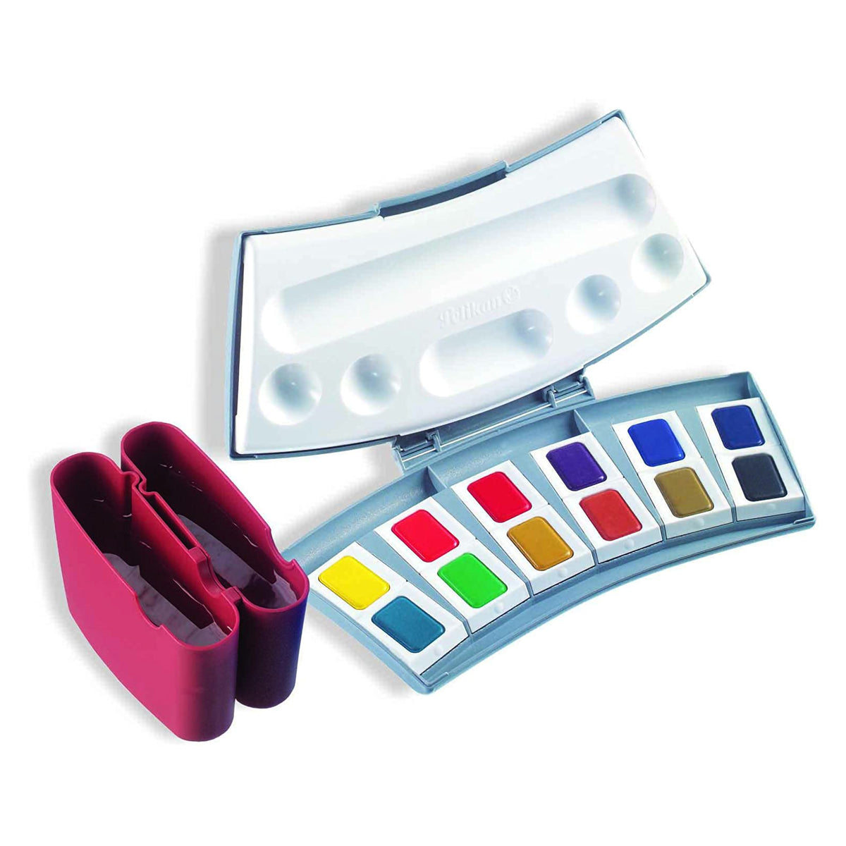 PELIKAN TRANSPARENT W/C SET/12