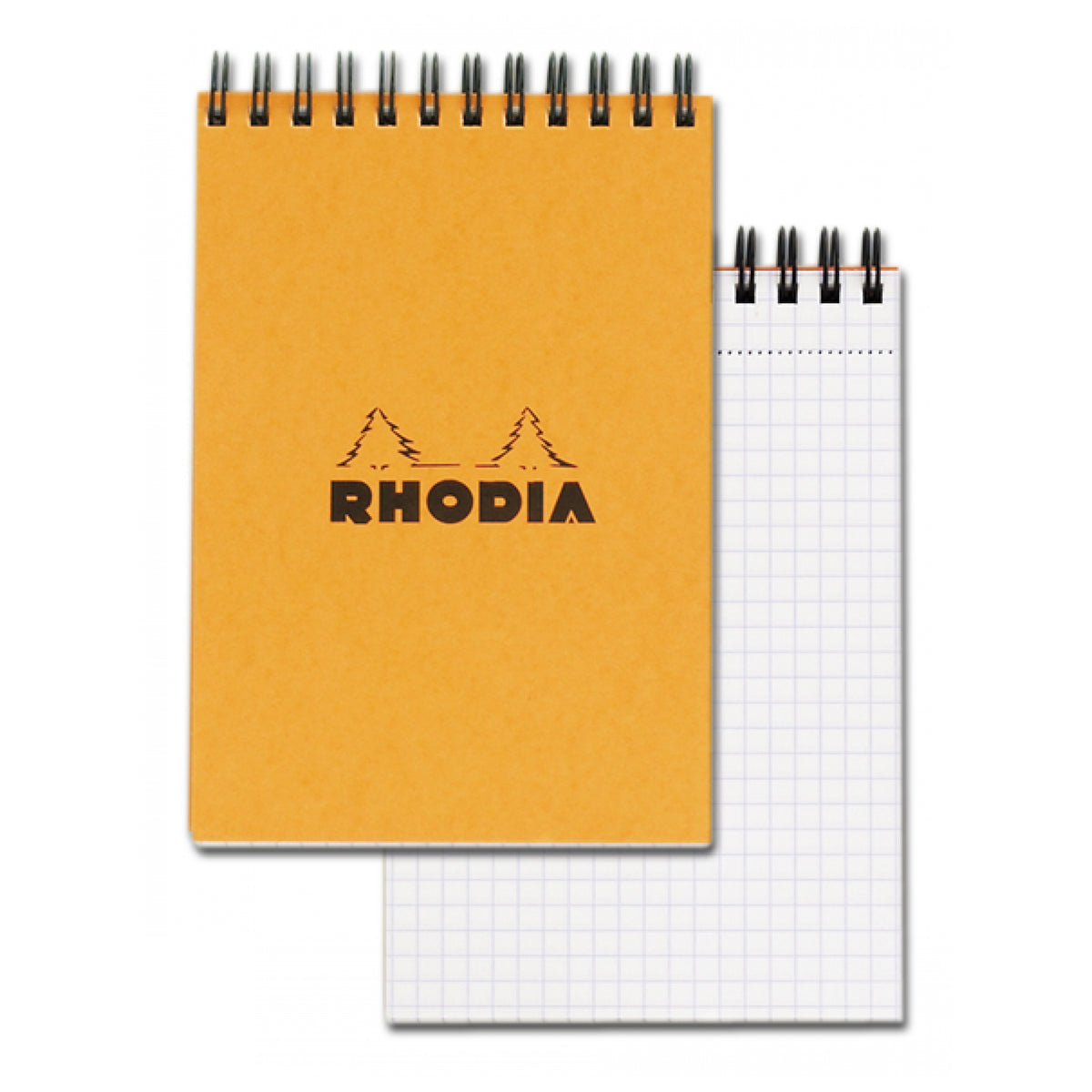 RHODIA ORANGE WIRE GRAPH PAD 4X6