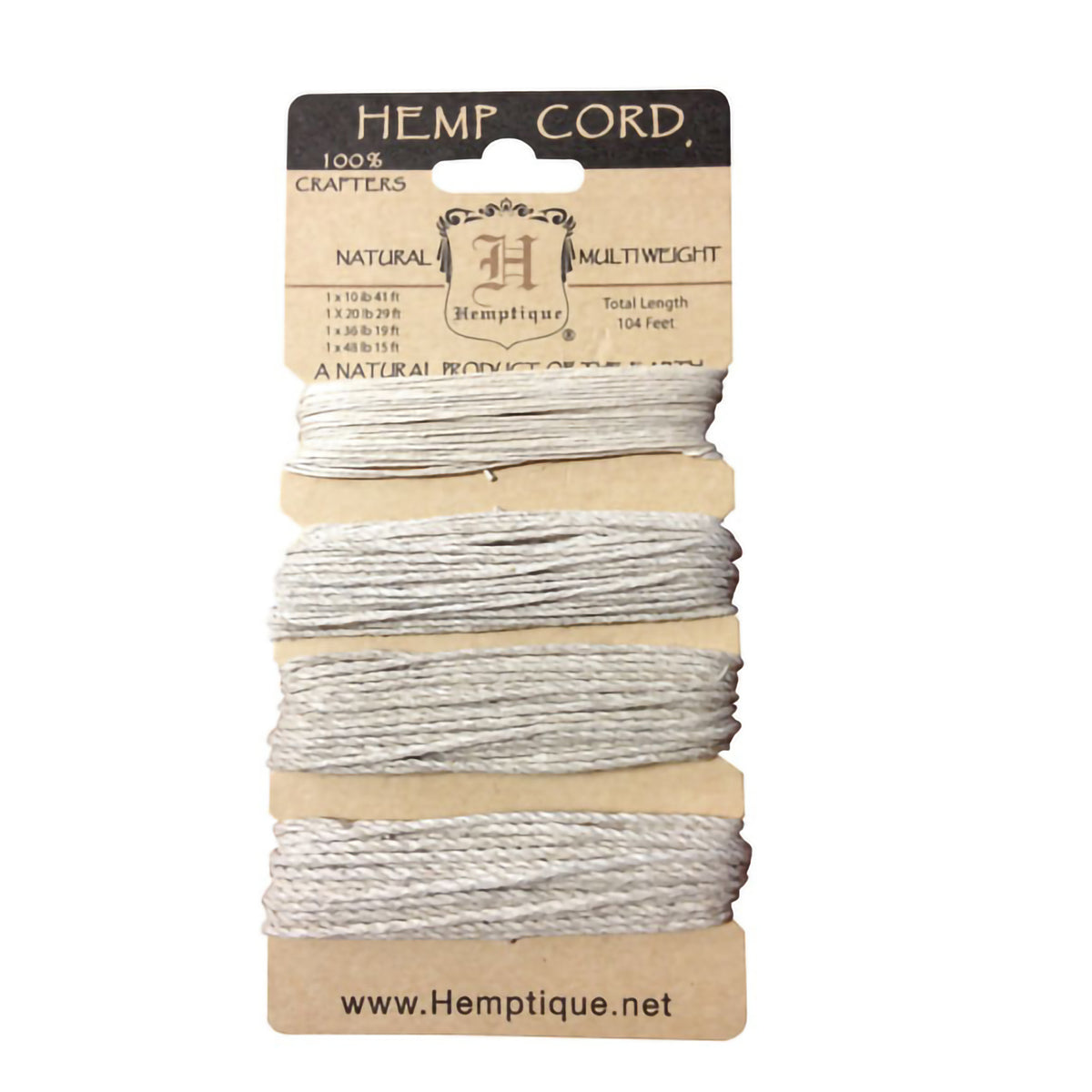 HEMP CORD MULTI-WEIGHT NATURAL SET