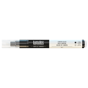 LIQUITEX PAINT MARKER FINE CARBON BLACK