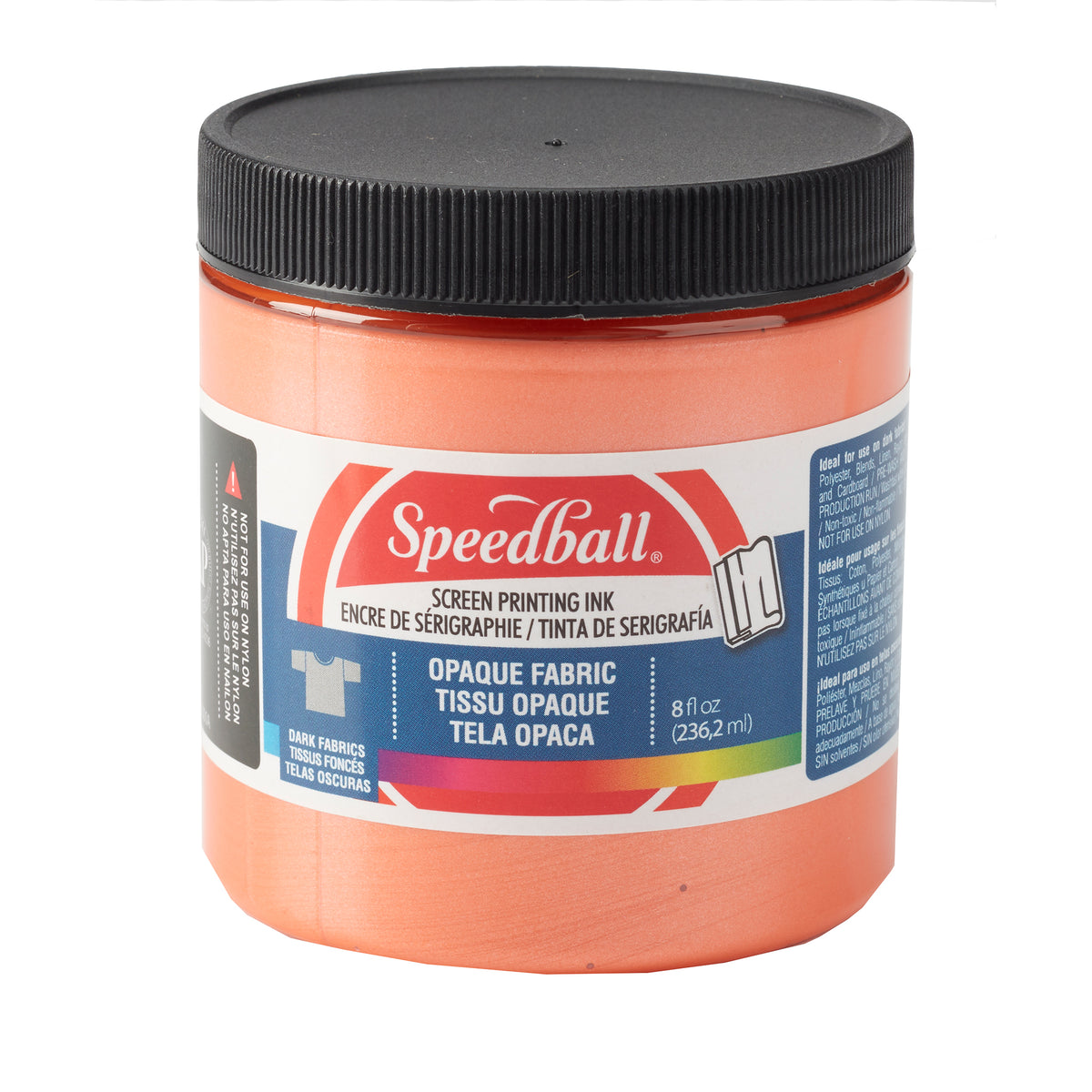 OPAQUE FABRIC SCREEN PRINTING INK 8oz SHERBRT