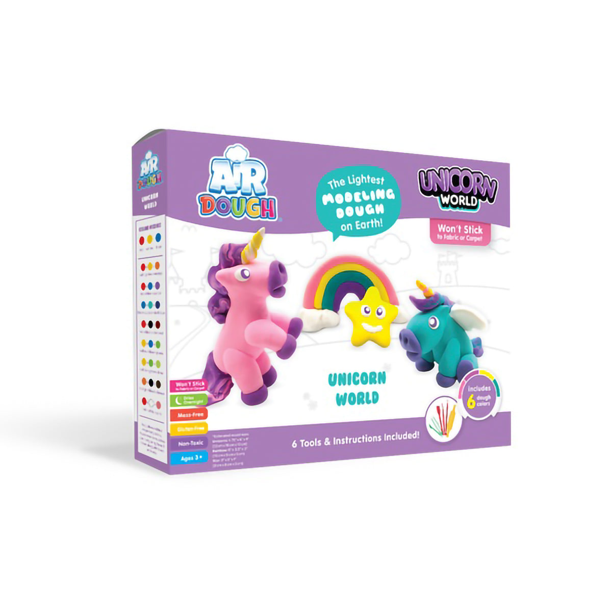 AIR DOUGH LARGE KIT - UNICORN WORLD