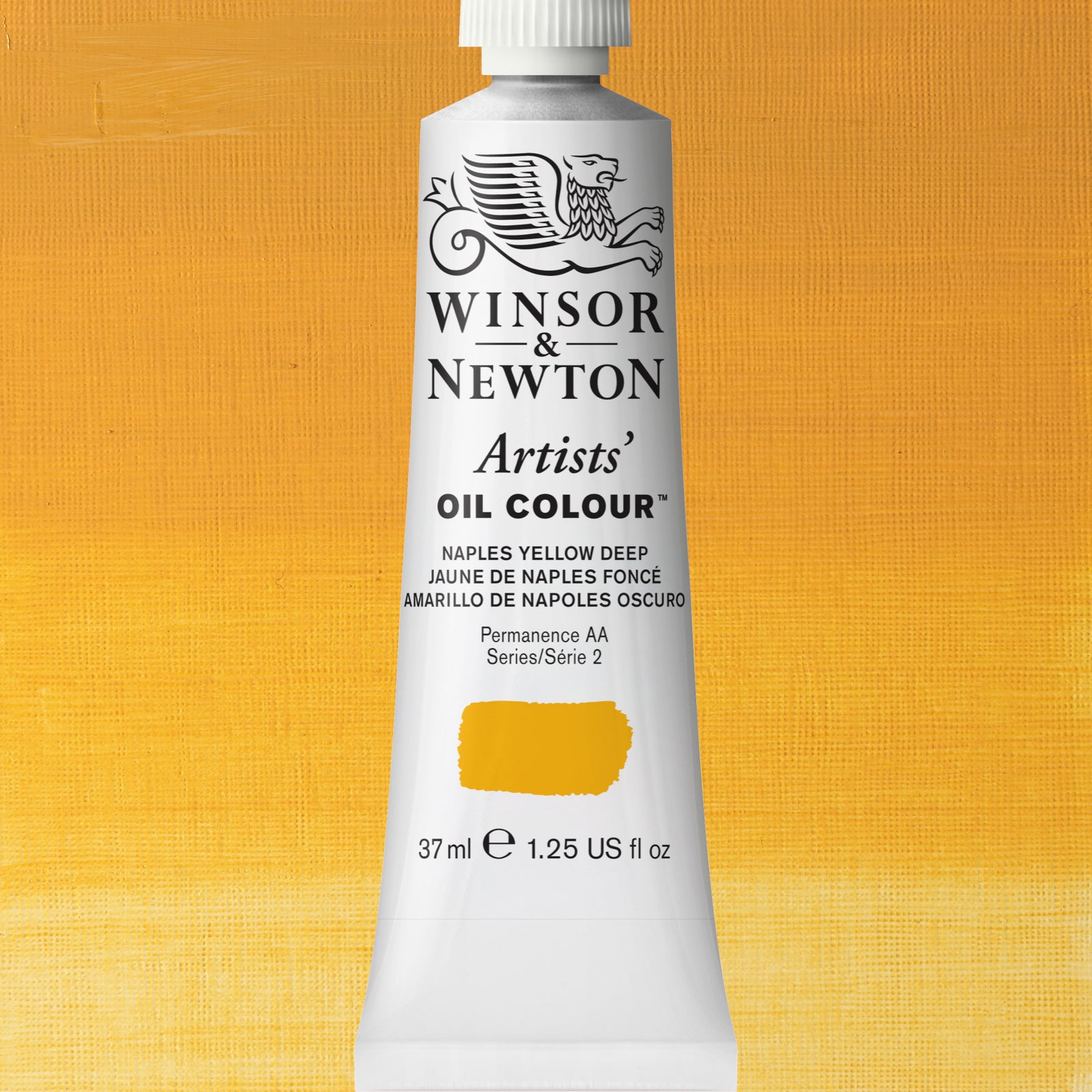 W&N ARTISTS' OIL COLOR NAPLES YELLOW DEEP 37ml