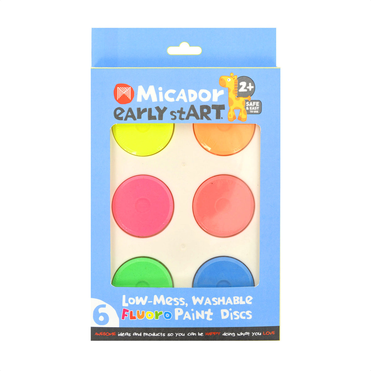 EARLY START LOW-MESS WASHABLE FLUORESCENT PAINT