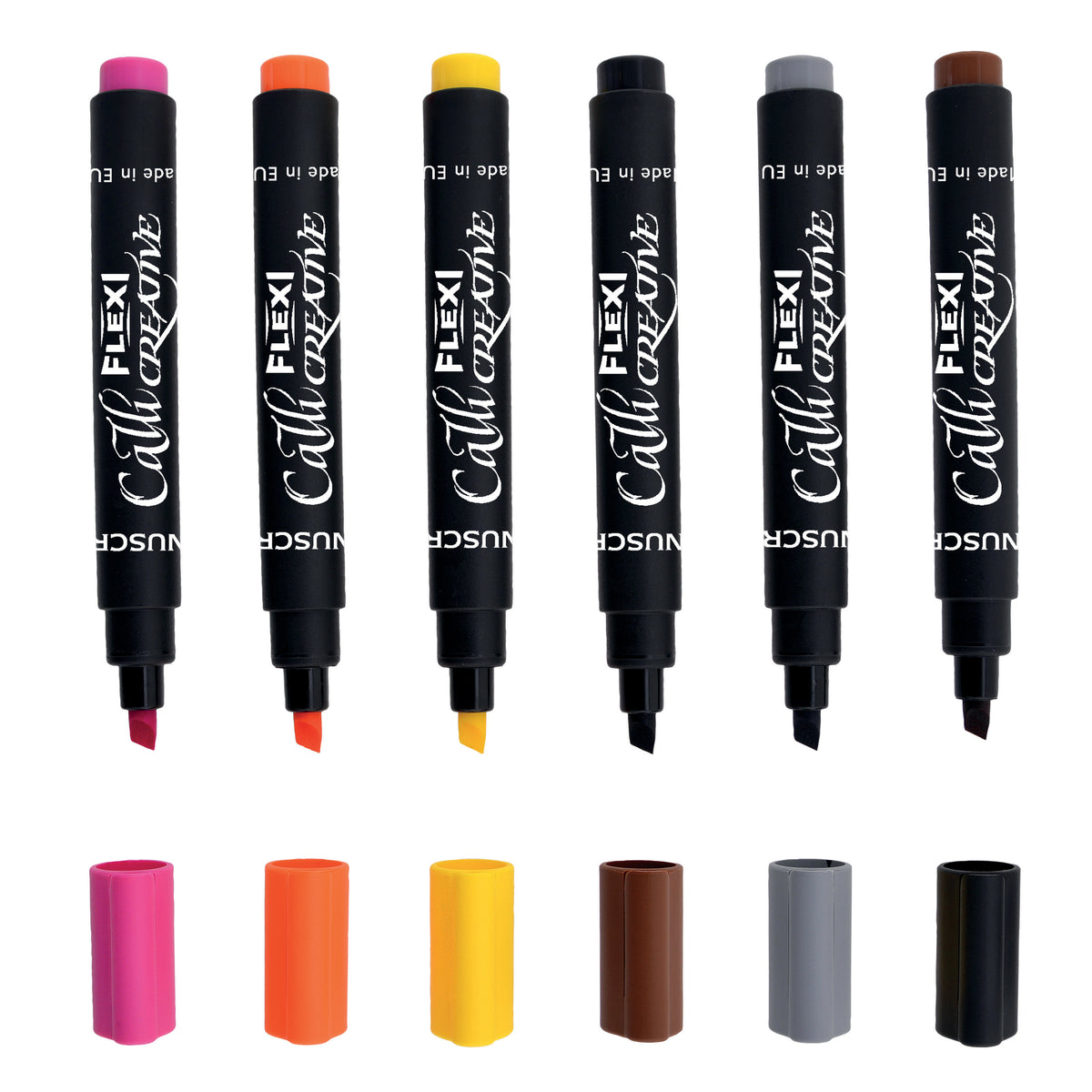 CALLICREATIVE FLEXI-TIP MARKER SET/12