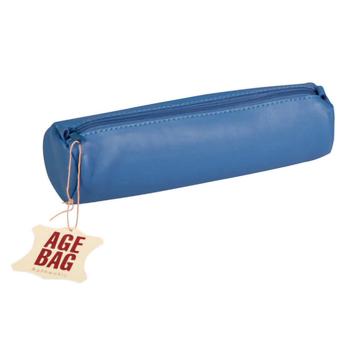 CLAIRE FONTAINE LEATHER PENCIL CASE BLUE