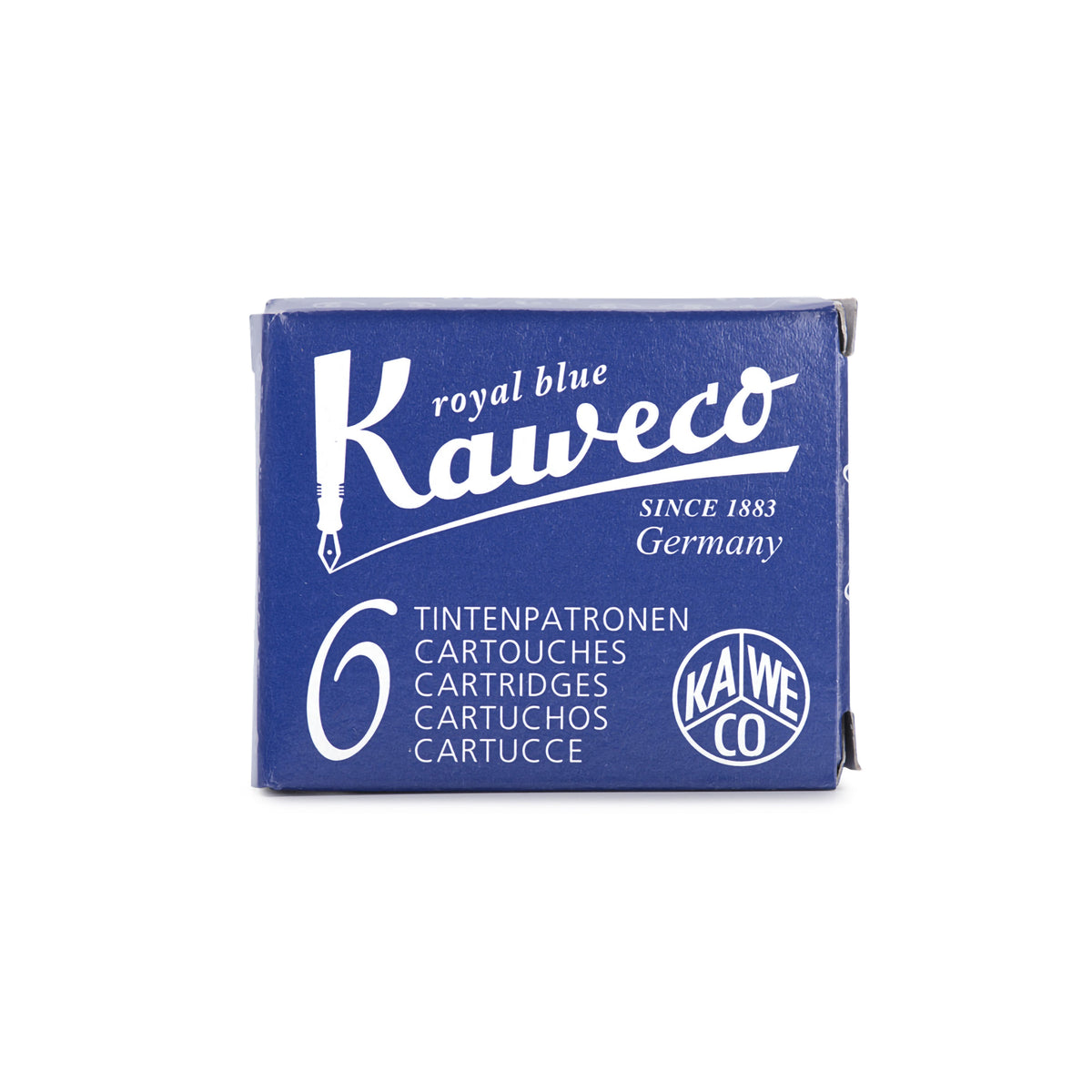 KAWECO INK CARTRIDGES 6PK ROYAL BLUE