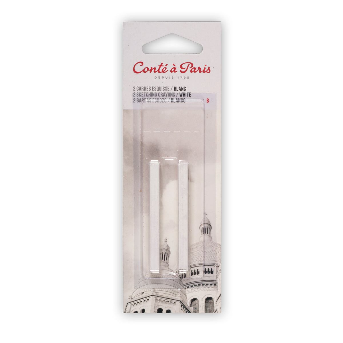 CONTE CRAYON WHITE B 2PK