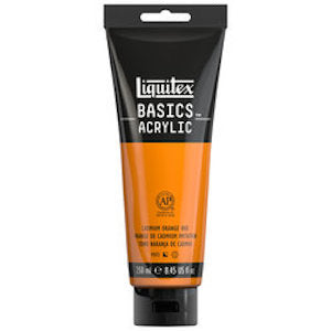 BASICS 250ml TUBE CADMIUM ORANGE HUE