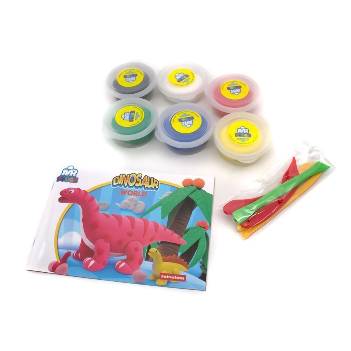 AIR DOUGH LARGE KIT - DINOSAUR