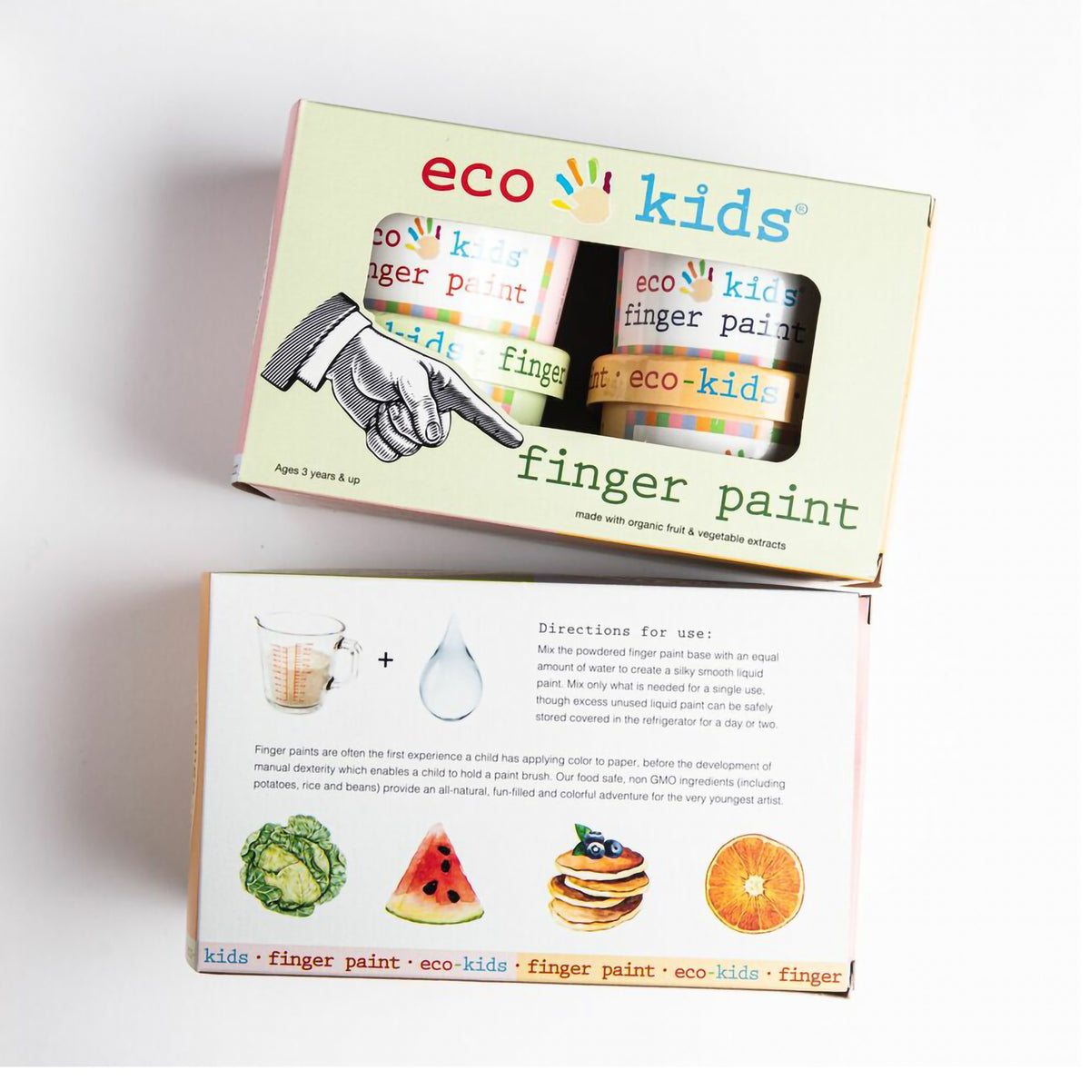ECO FINGER PAINT SET/4