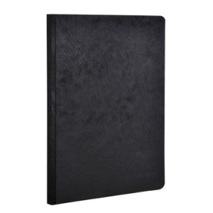 CLAIRE FONTAINE CLOTHBOUND NOTEBOOK BLACK 6x8.25