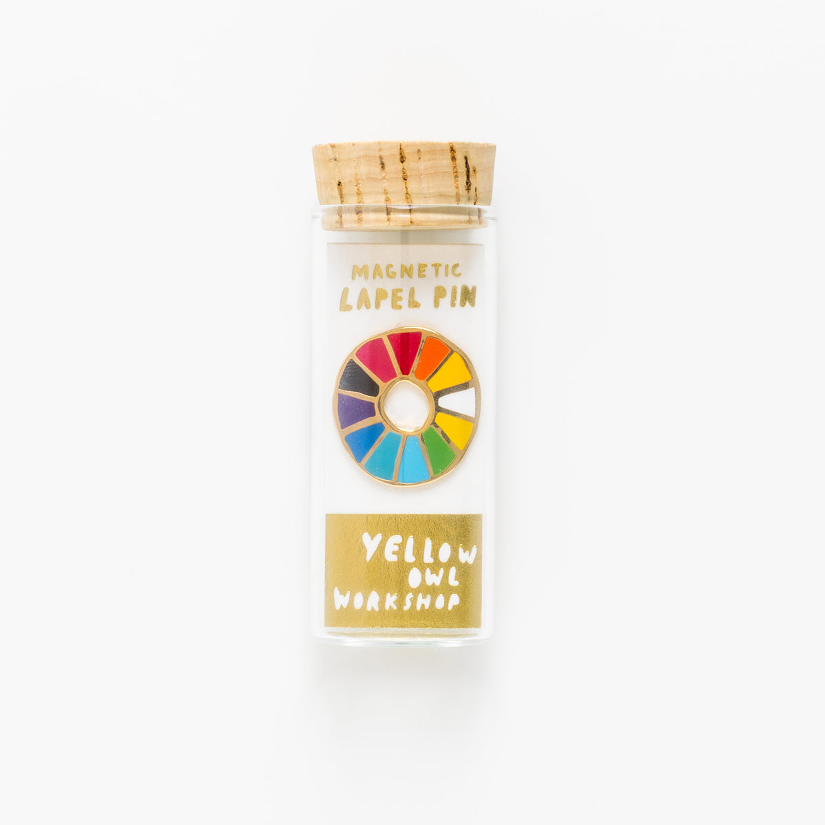 MAGNETIC LAPEL PIN - COLOR WHEEL